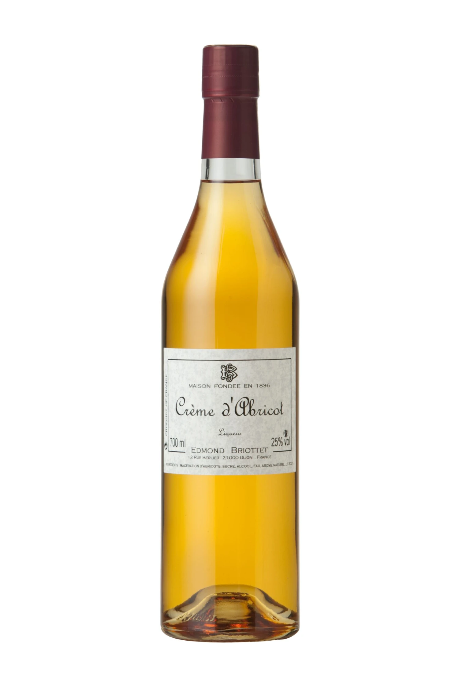Edmond Briottet Creme D'Apricot 70cl 1 Edmond Briottet Creme D'Apricot 70cl
