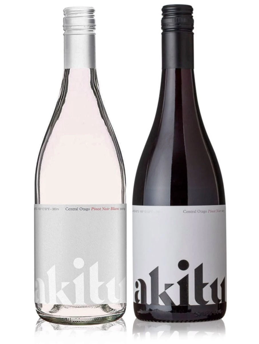 Akitu Pinot Noir Blanc & A2 Wine Duo New Zealand 2 X 75cl 1 Akitu Pinot Noir Blanc & A2 Wine Duo New Zealand 2 X 75cl