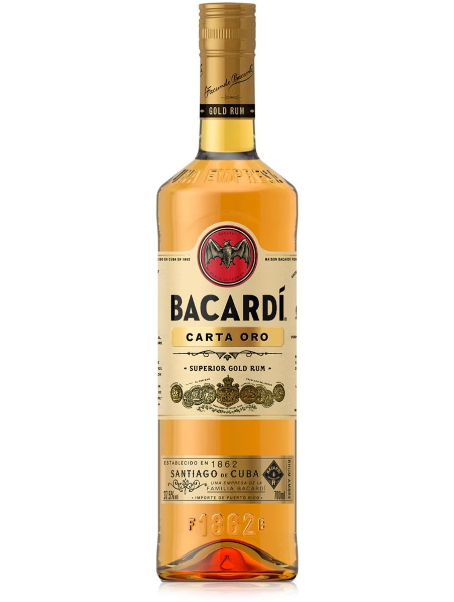 Bacardi Carta Oro Superior Gold Rum 75cl 1 Bacardi Carta Oro Superior Gold Rum 75cl