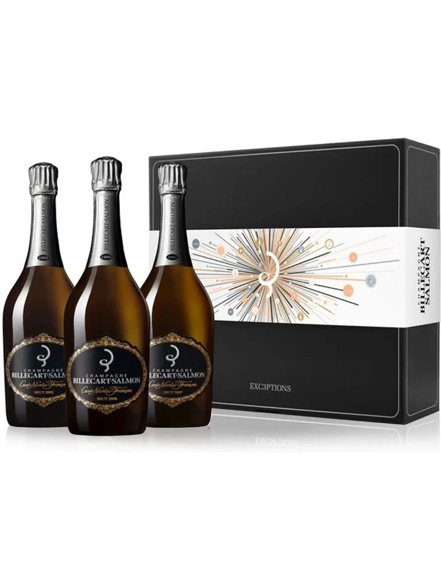 Billecart Salmon Cuvee Nicolas-Francois Vintage Pack 3x75cl