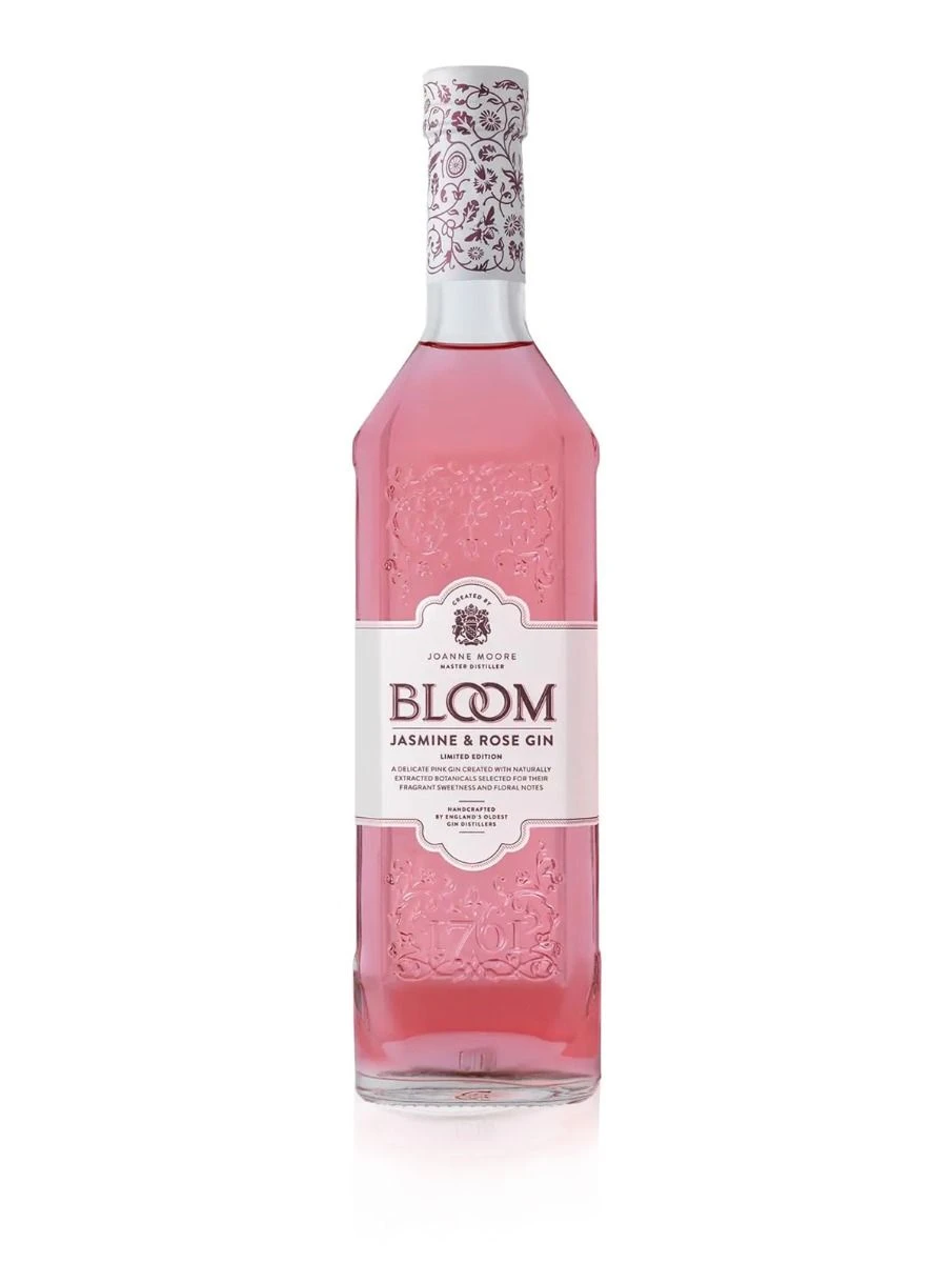 Bloom Jasmine And Rose Pink Gin 70cl 1 Bloom Jasmine And Rose Pink Gin 70cl