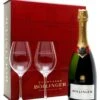 Bollinger Special Cuveé Brut Champagne & 2 Flute Gift Set 75cl