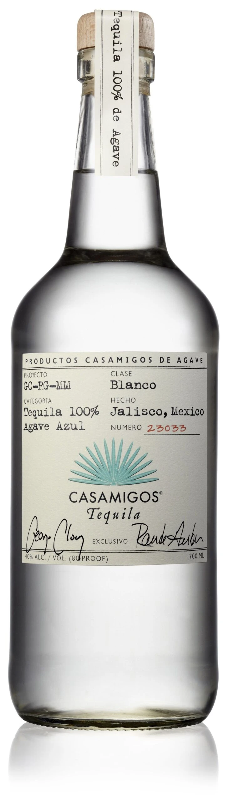 Casamigos Blanco Tequila - George Clooney Rande Gerber 70cl 1 Casamigos Blanco Tequila - George Clooney Rande Gerber 70cl