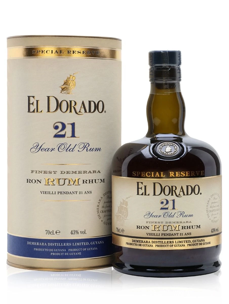 El Dorado Rum 21 Years Old 70cl 1 El Dorado Rum 21 Years Old 70cl