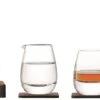 LSA Whisky Islay Walnut Decanter & Glasses Set - Clear 1L