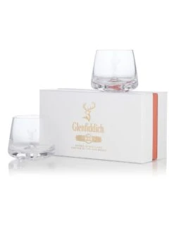 Glenfiddich 21 Year Old Whisky Tumblers Set Of 2 Gift Boxed