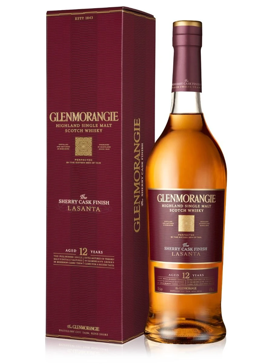 Glenmorangie Lasanta 12 Year Old Highland Whisky 70cl Gift Box 1 Glenmorangie Lasanta 12 Year Old Highland Whisky 70cl Gift Box