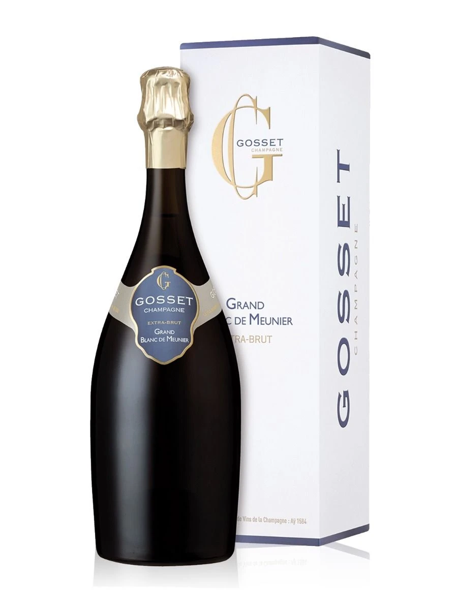 Gosset Grand Blanc De Meunier NV Champagne 75cl Gift Box
