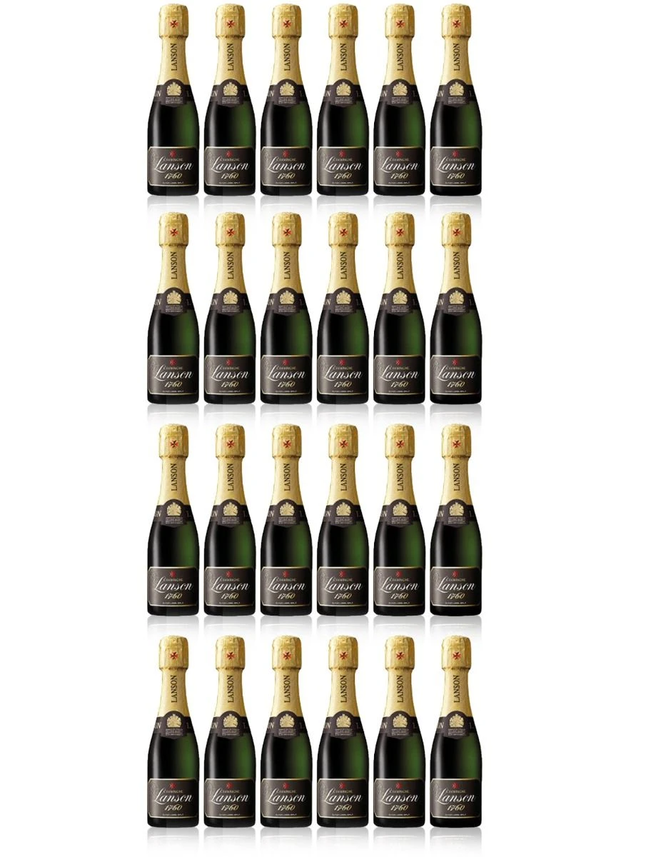 Lanson Black Label Mini Champagne 20cl X 24 Case Deal 1 Lanson Black Label Mini Champagne 20cl X 24 Case Deal