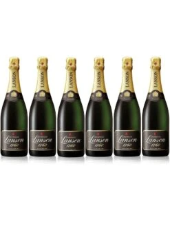 Lanson Black Label Brut NV Champagne Case Deal 6 X 75cl