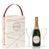Laurent-Perrier La Cuvée Champagne NV 75cl & 2 Branded Flutes Gift Box