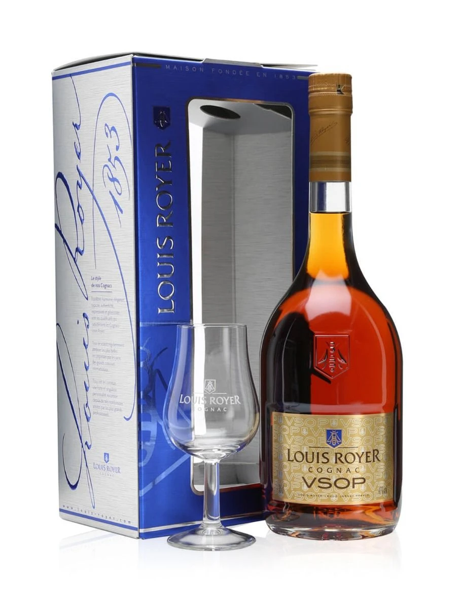 Louis Royer VSOP Cognac Tasting Glass Gift Set 70cl 1 Louis Royer VSOP Cognac Tasting Glass Gift Set 70cl