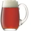 LSA Bar Beer Tankard Curved - Clear 750ml