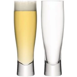 LSA Bar Collection Lager Glasses - 550ml (set Of 2)