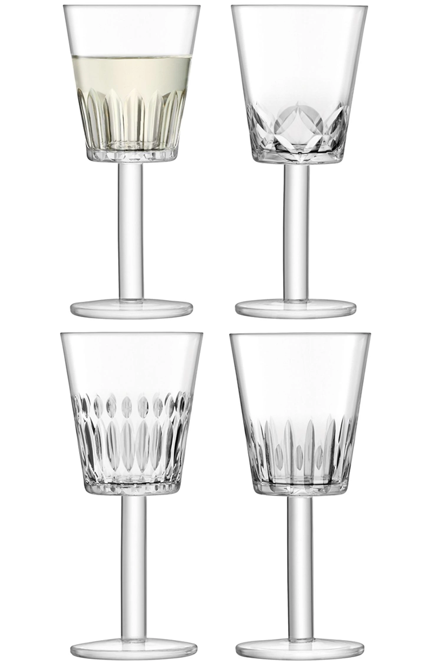 LSA Tatra Wine Goblets - 300ml (Set Of 4) 1 LSA Tatra Wine Goblets - 300ml (Set Of 4)