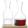 LSA Wine Collection Water & Wine Carafe Set - Clear 1.1L, 1.3L