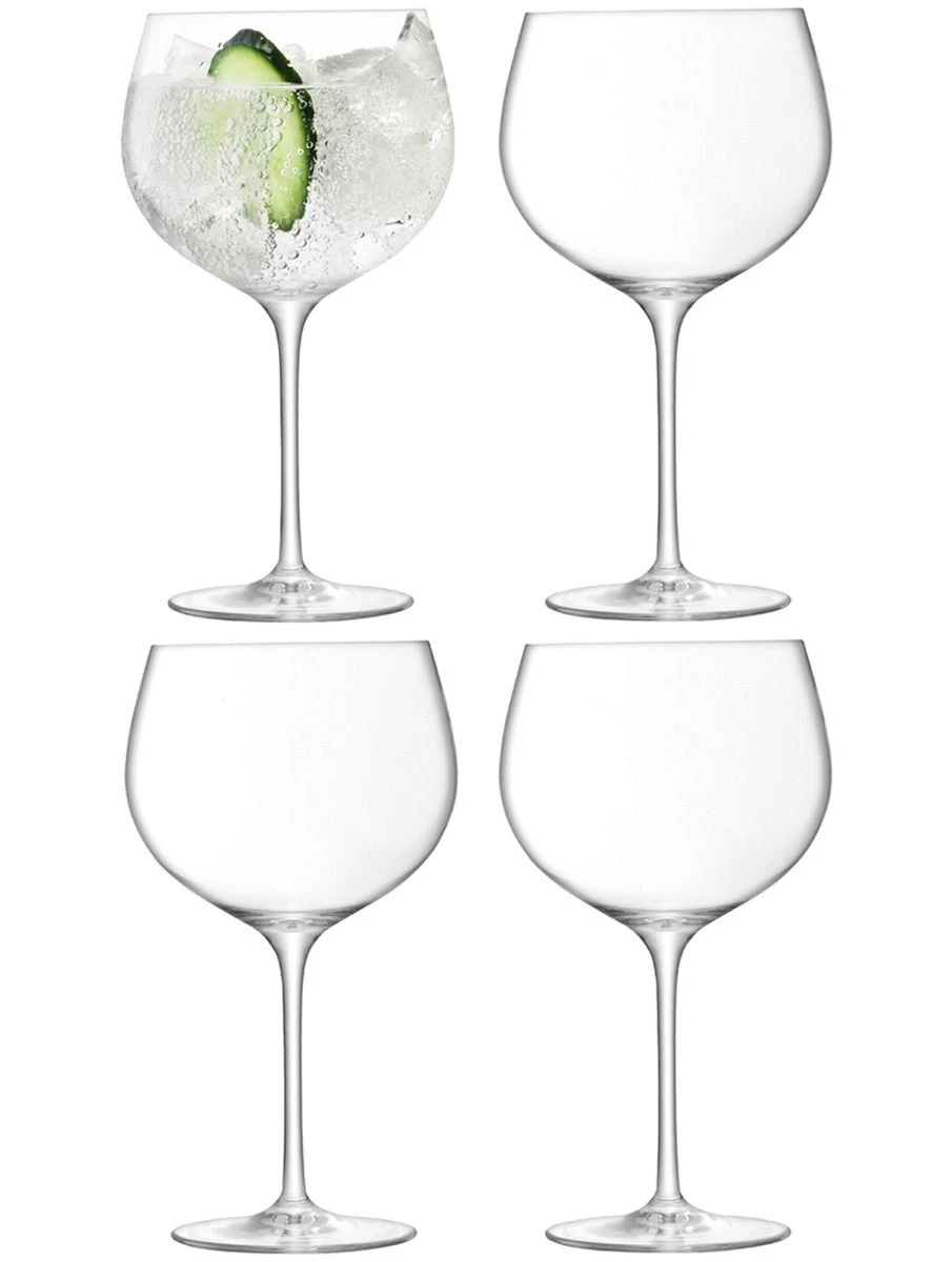 LSA Balloon Gin Glasses Clear - 680ml (Set Of 4) 1 LSA Balloon Gin Glasses Clear - 680ml (Set Of 4)