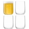 LSA Borough Bar Glasses - Clear 625ml X 4