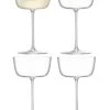 LSA Borough Cocktail Saucers - Clear 240ml X 4