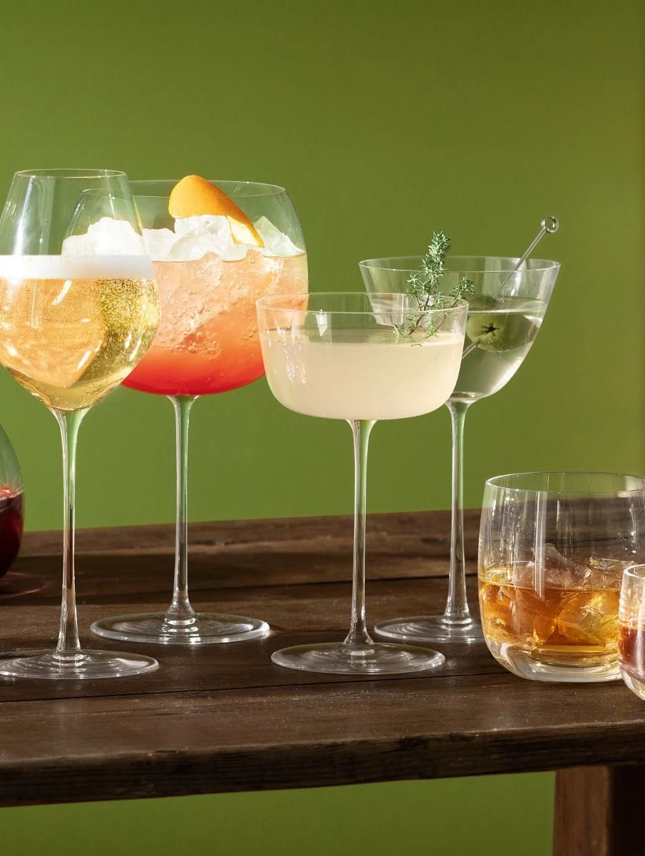 LSA Borough Cocktail Saucers - Clear 240ml X 4 3 LSA Borough Cocktail Saucers - Clear 240ml X 4 - Image 3