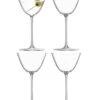 LSA Borough Martini Glasses - Clear 195ml X 4