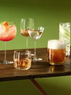 LSA Borough Tumblers - Clear 300ml X 4 -Liquor Sales Store lsa borough tumblers 300ml lifestyle