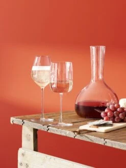 LSA Borough Wine Glasses - Clear 380ml X 4 -Liquor Sales Store lsa borough wine glasses 380ml lifestyle