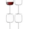 LSA Borough Wine Glasses - Clear 450ml X 4