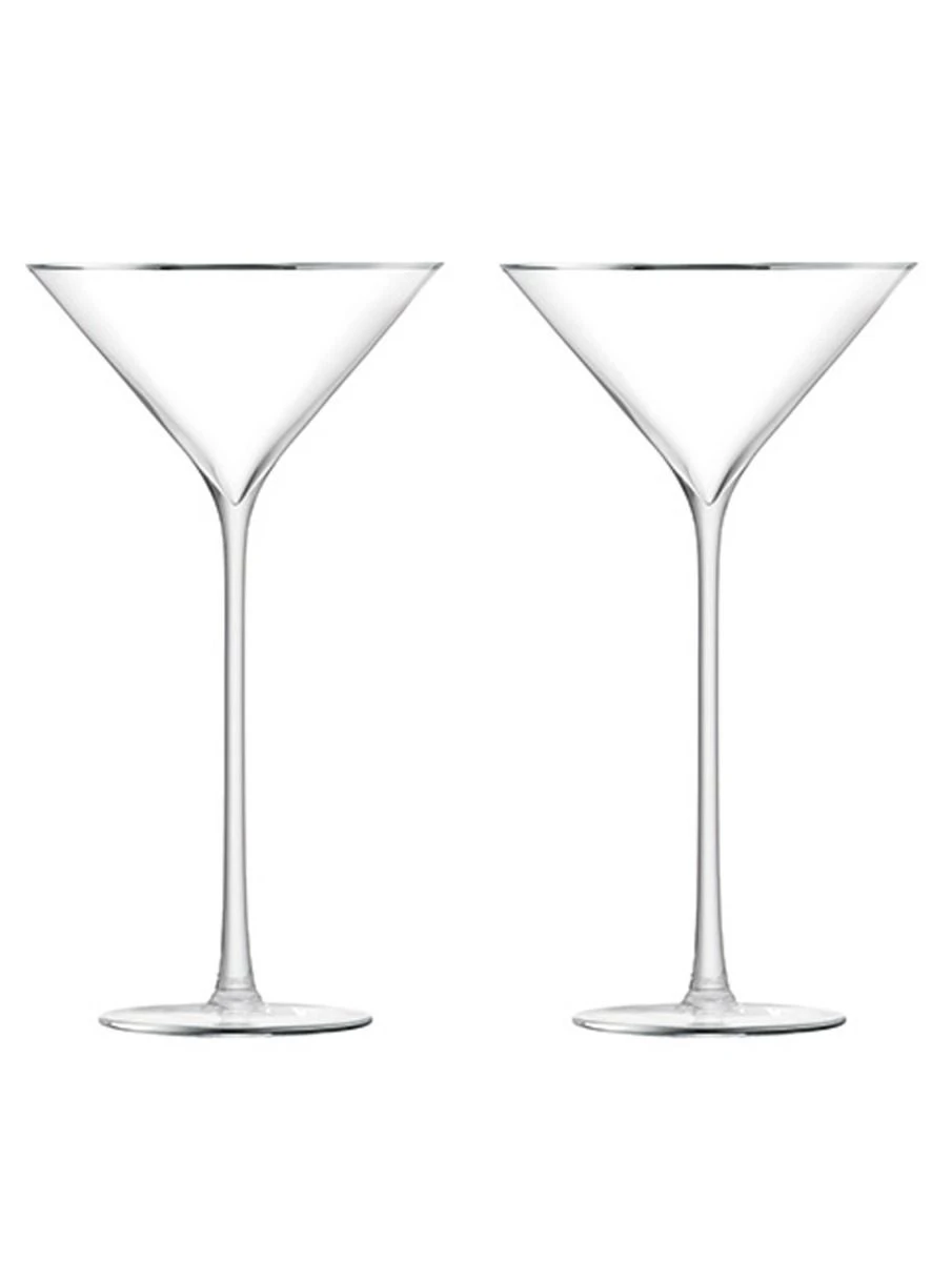 LSA Celebrate Cocktail Glasses Platinum- 225ml (Set Of 2) 1 LSA Celebrate Cocktail Glasses Platinum- 225ml (Set Of 2)