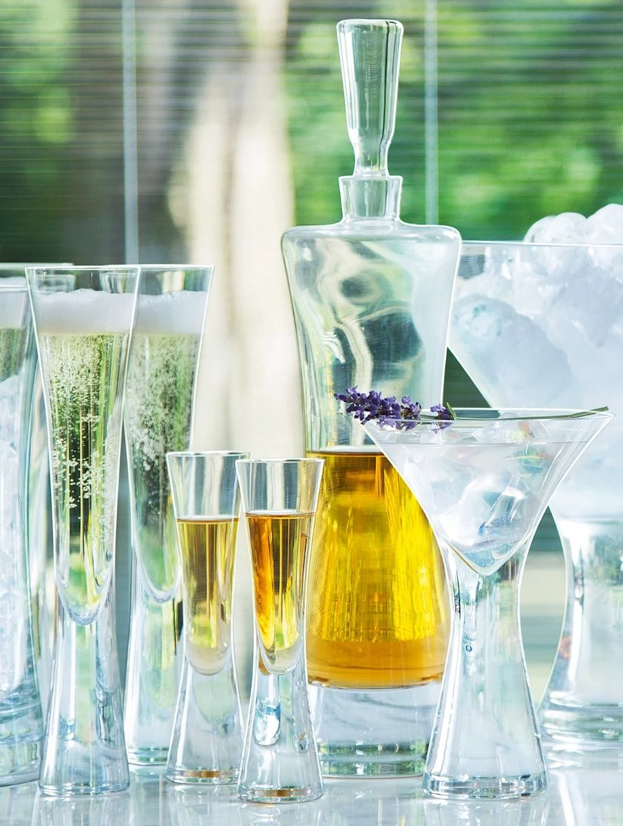 LSA Moya Liqueur / Vodka Glasses- Clear 50ml (Set Of 2) Gift Box 2 LSA Moya Liqueur / Vodka Glasses- Clear 50ml (Set Of 2) Gift Box - Image 2