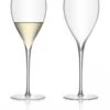 LSA Savoy Wine Glasses - Clear 380ml (Set Of 2)