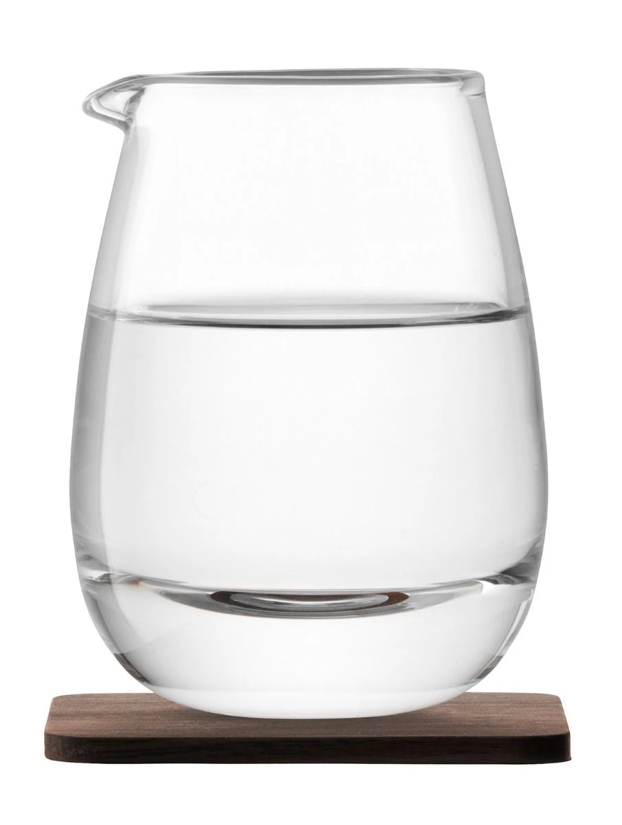 LSA Whisky Islay Jug & Walnut Coaster - 300ml 1 LSA Whisky Islay Jug & Walnut Coaster - 300ml