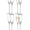 LSA Wine Collection Champagne Flutes - 160ml (Set Of 8)
