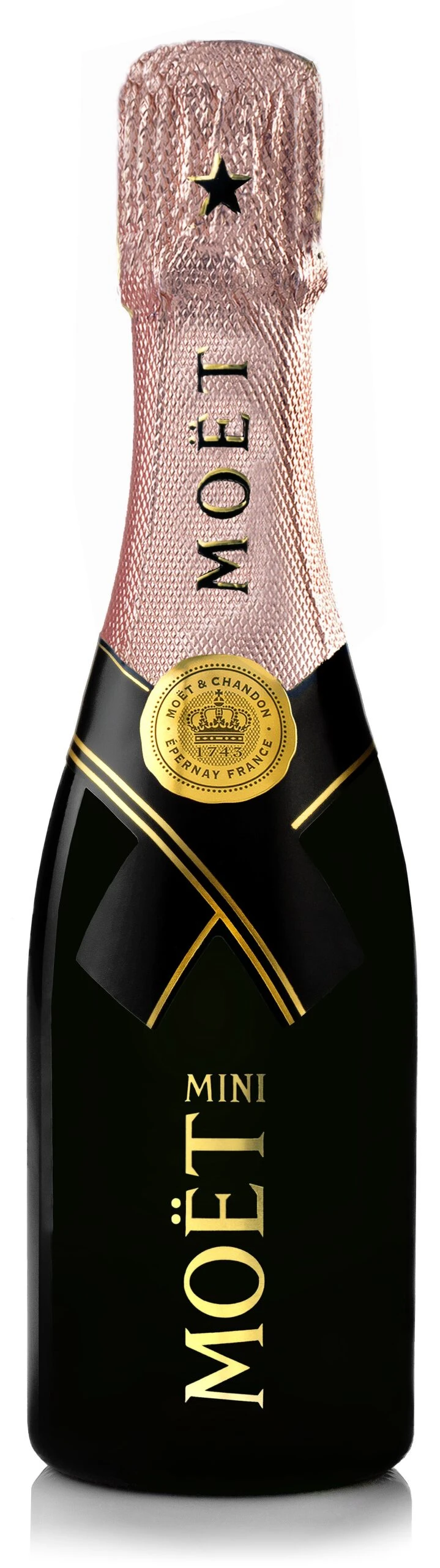 Moet & Chandon Rose Champagne Quarter Mini Bottle 20cl 1 Moet & Chandon Rose Champagne Quarter Mini Bottle 20cl