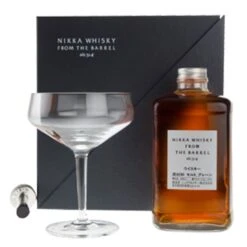 Nikka Whisky Co - Nikka From The Barrel 50cl Coupe Glass & Pourer Set