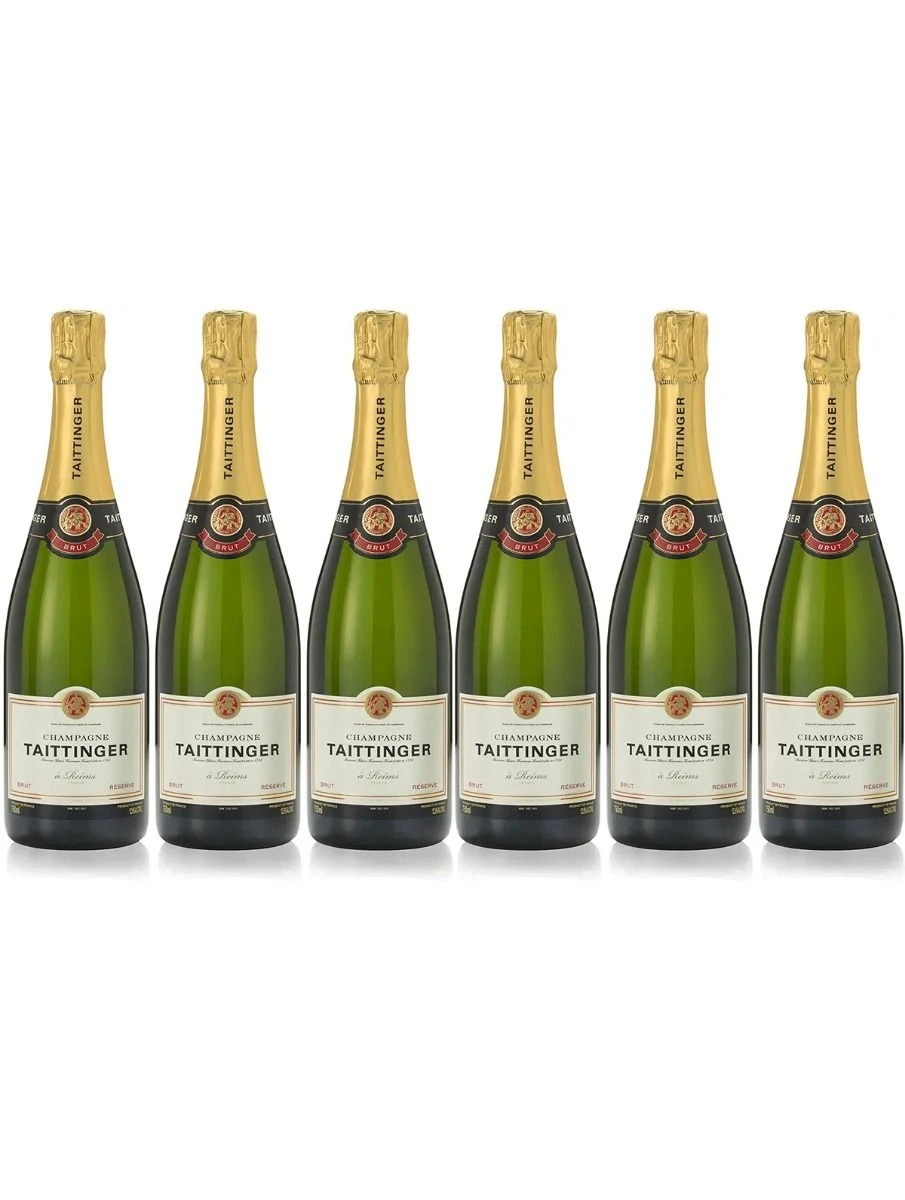 Taittinger Brut Reserve Champagne Case Deal 6 X 75cl 1 Taittinger Brut Reserve Champagne Case Deal 6 X 75cl