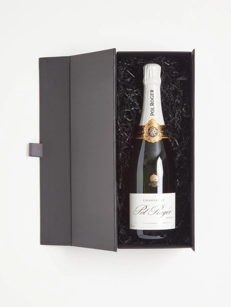 Pol Roger Brut Réserve Champagne 75cl Luxury Gift Box 2 Pol Roger Brut Réserve Champagne 75cl Luxury Gift Box - Image 2