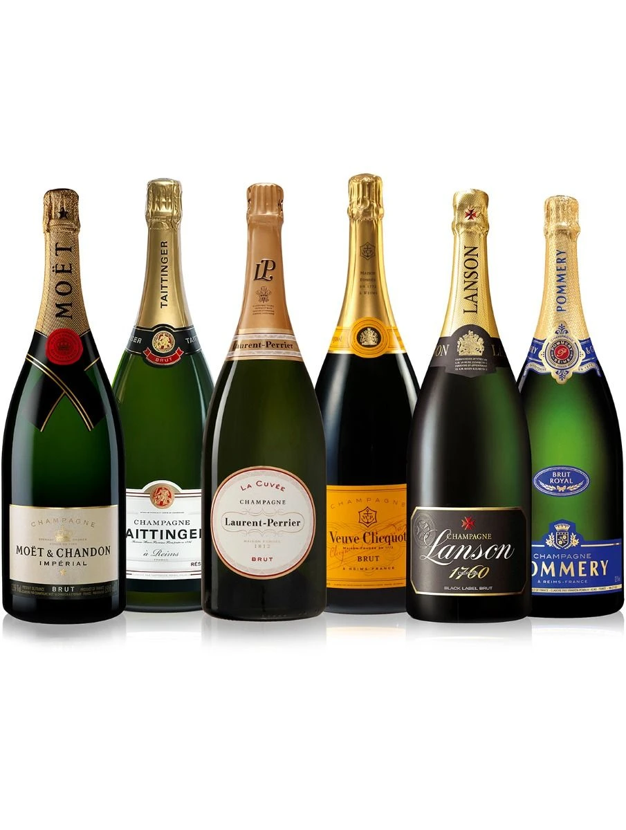 The Grande Marques Champagne Magnum Collection 6 X 150cl