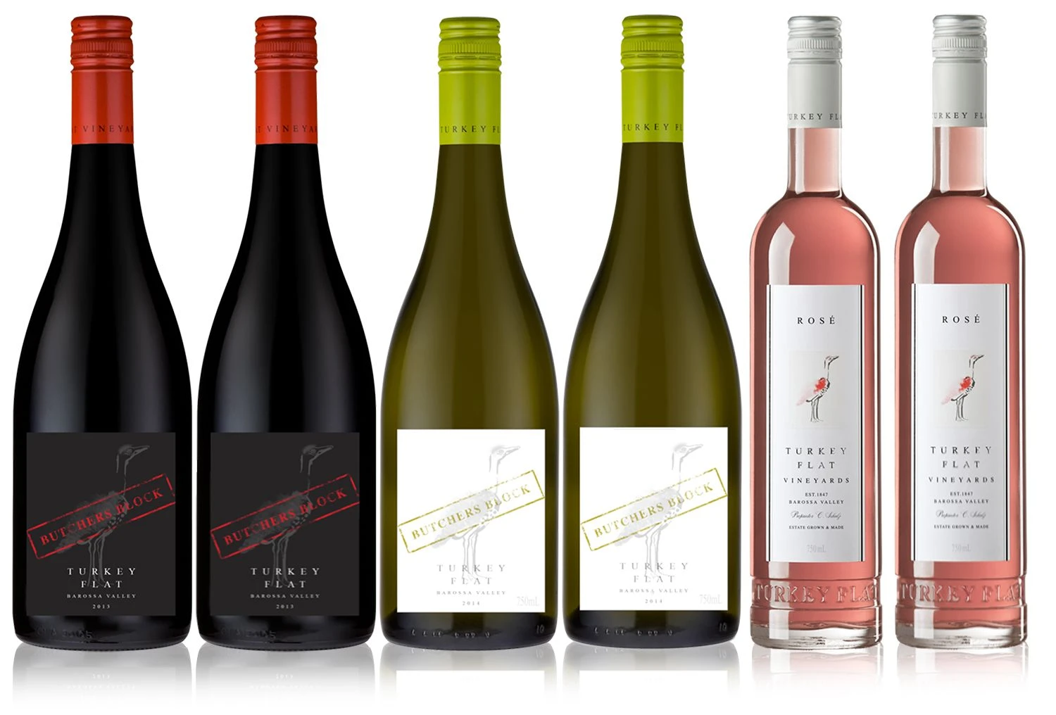 Turkey Flat Australia Mixed Wine Case Deal (6 X 75cl) 1 Turkey Flat Australia Mixed Wine Case Deal (6 X 75cl)