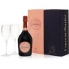 Laurent-Perrier Cuvée Rosé Brut NV 75cl 2 Flute Gift Set