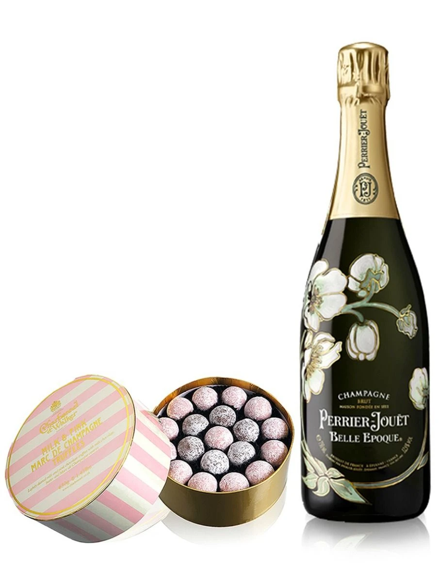 Perrier Jouet Belle Epoque Vintage Champagne 75cl & Truffles 650g