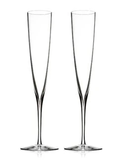 Waterford Elegance Crystal Trumpet Champagne Flutes (set Of 2)