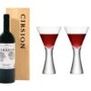 Bodegas Roda Cirsion 2016 Red Wine & LSA Moya Wine Glasses Wine Gift